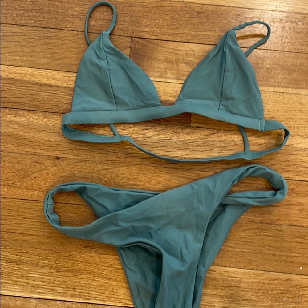 Jade gorgeous green bikini XS